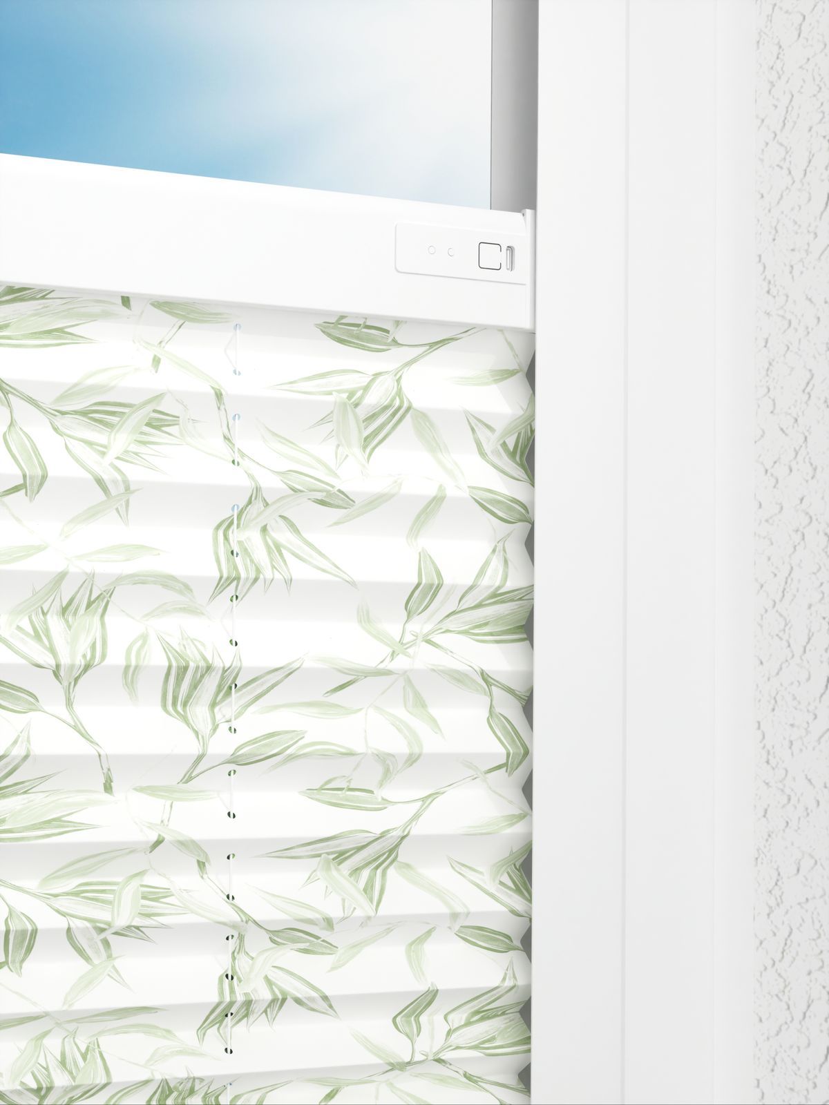 Detailansicht LYSEL HOME Plissee 406A Flora Soft