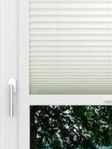LYSEL HOME Plissee 132A Oliv Krepp Smart Frame Fensteransicht