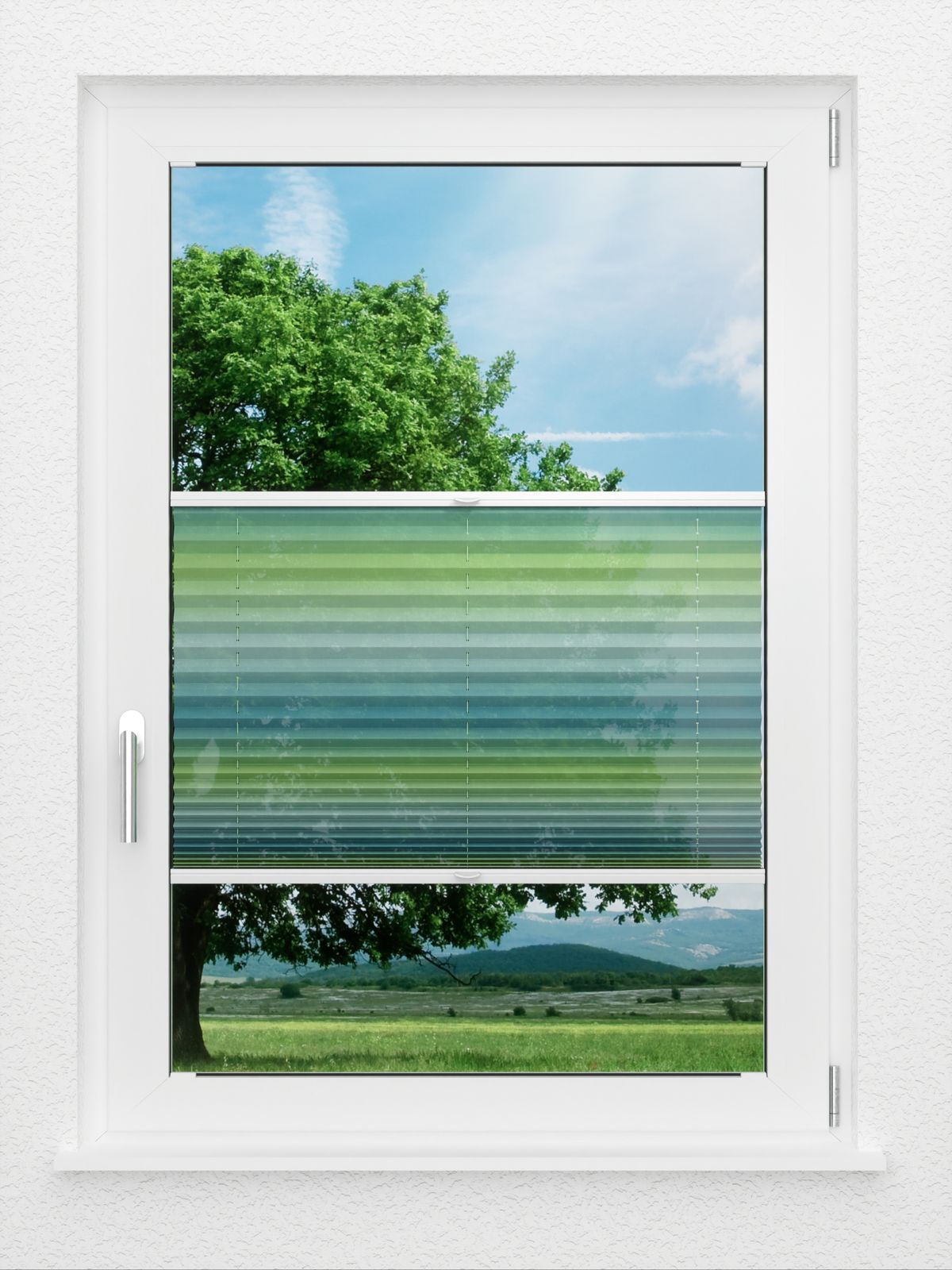 Detailansicht LYSEL HOME Plissee 338A Lovely Gradient