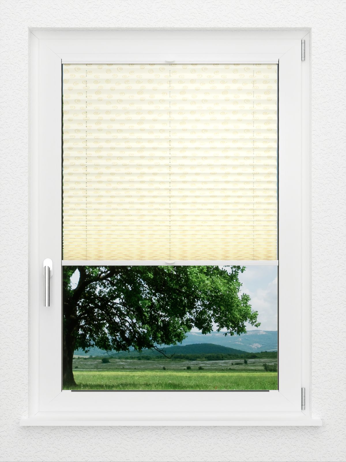 Detailansicht LYSEL HOME Plissee 340A Curls Texture
