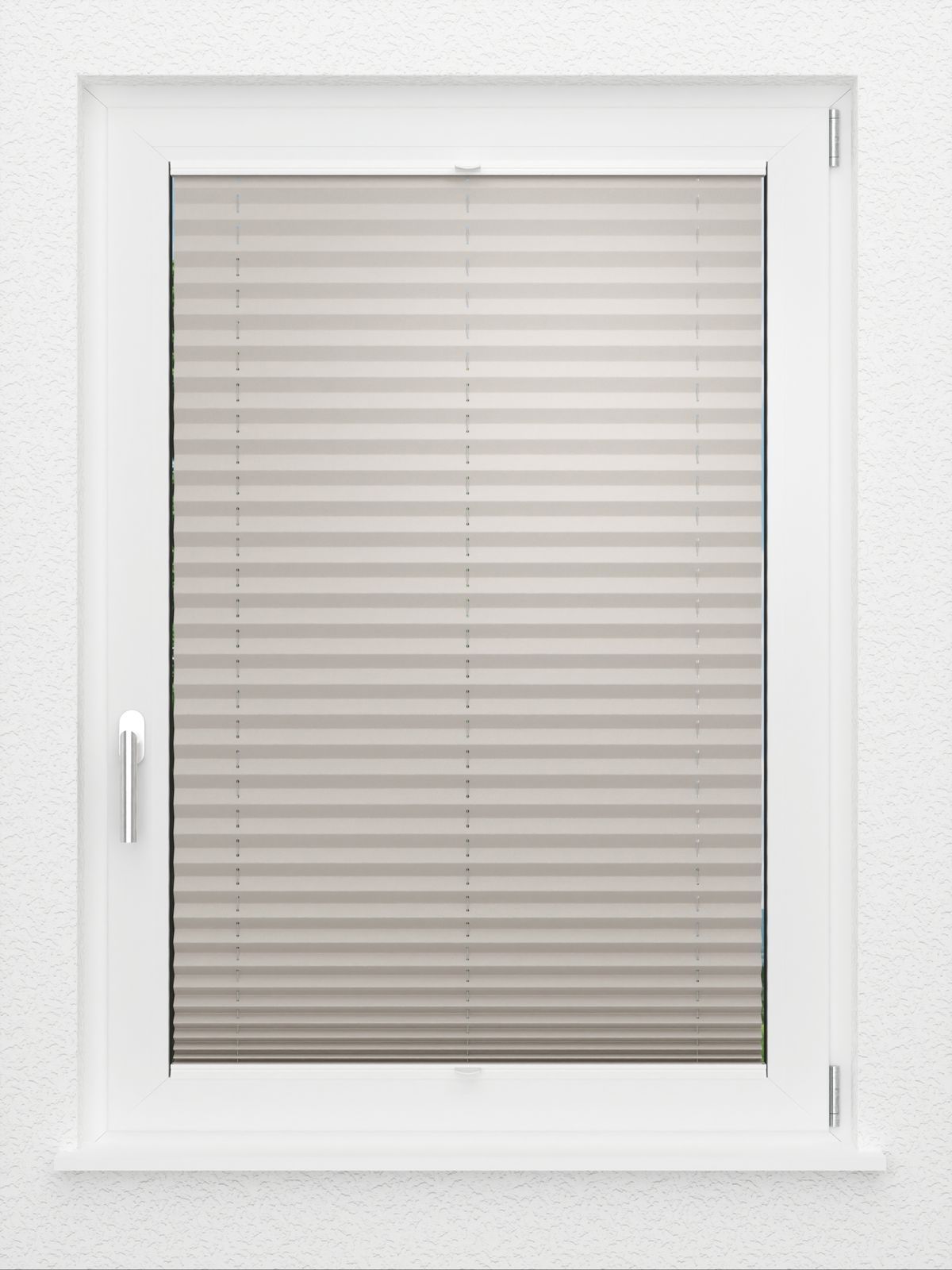 Detailansicht LYSEL HOME Plissee 128B Oliv Krepp