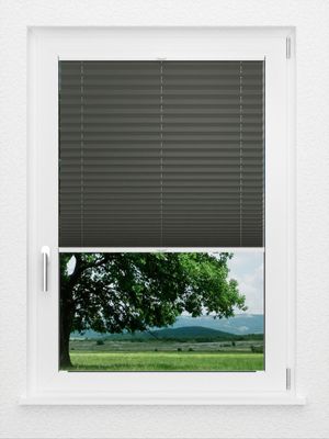 Preview LYSEL HOME Plissee 202B Oliv Krepp BO 1