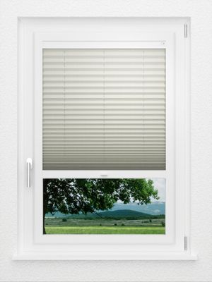 Preview LYSEL HOME Plissee 212B Oliv Krepp Pearl 1