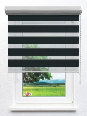 Simply Doppelrollo Leipzig 30300 Fensteransicht