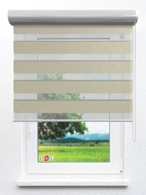 Simply Doppelrollo Jena 30351 Fensteransicht